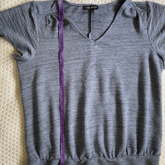 Lane Bryant women’s blue shirt sleeve t-shirt - Picture 6 of 6